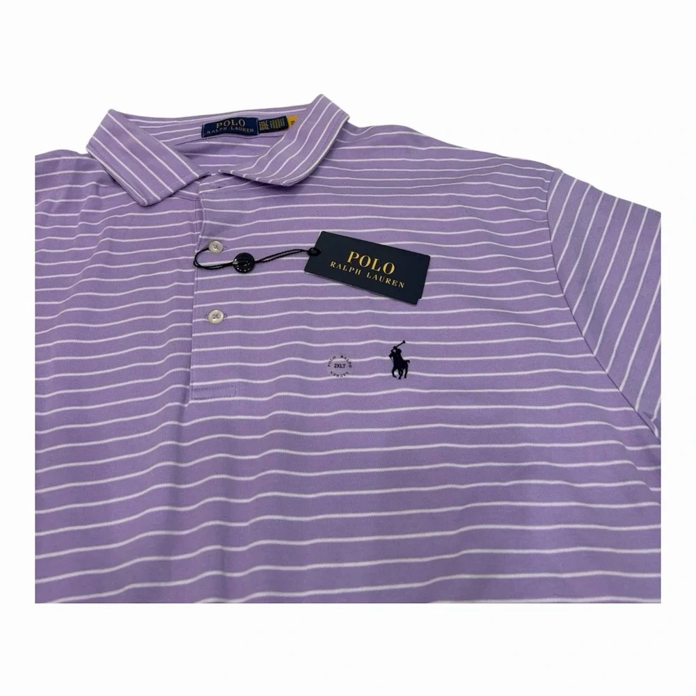 Polo Ralph Lauren Men's Polo 100 Cotton Purple Size 2XLT NWT